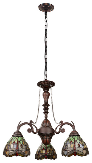Anisoptera Purity 3-Light Mini Chandelier 24" Wide