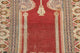 Consigned, Antique Oriental Traditional Worn Handmade Turkish Area Rug, Red, 4x6