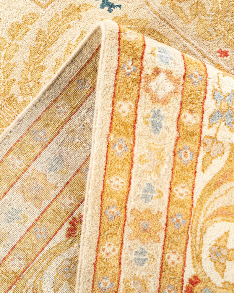 Mogul, One-of-a-Kind Hand-Knotted Area Rug Ivory, 8' 2" x 10' 5"