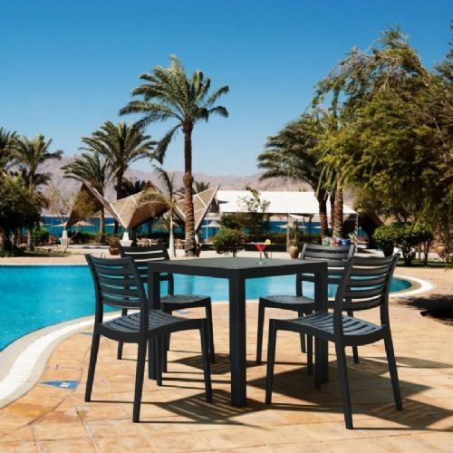 Compamia Ares Square Dining Table, Black