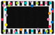 Flagship Carpets CA2013-28SG Just Teach Black White/Bright Polka Dot Border