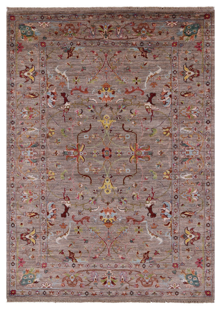 Hand Knotted Persian Tabriz Rug 5' 8" X 7' 10" Q7720