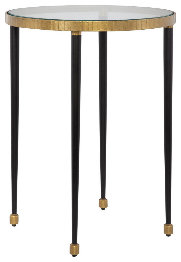 Uttermost - 22965 - Side Table - Stiletto - Antique Gold