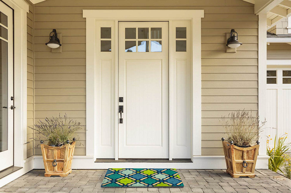 Blue Mosaic Doormat