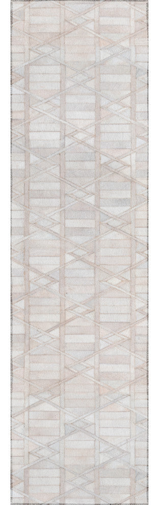Indoor/Outdoor Stetson SS4 Linen Machine Washable 2'3" x 12' Runner Rug