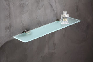 Essence Series Glass Shelf In Brushed Nickel