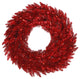 30" Tinsel Red Fir Wreath 260T