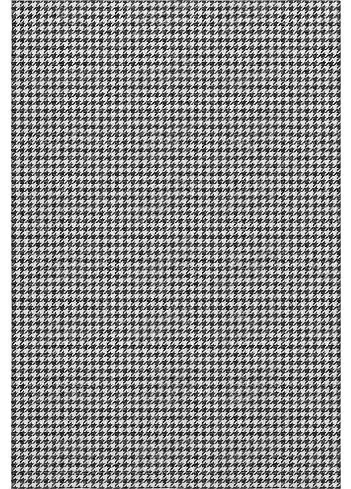 Addison Premium Washable Mayfield AMF137 Black 3'' x 5'' Rug