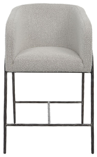 Uttermost Jacobsen Gray 27" Counter Stool