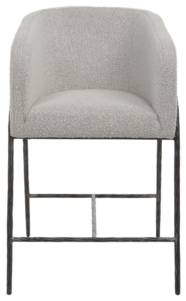Uttermost Jacobsen Gray 27" Counter Stool