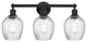 Innovations 616-3W-BK-G292 Salina 3 Light 23" Bath Vanity Light, Matte Black