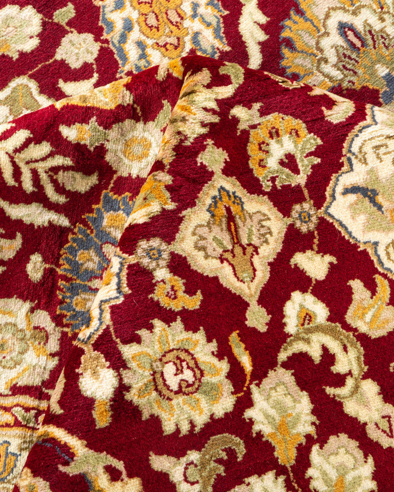 Bhavnagar, One-of-a-Kind Hand-Knotted Area Rug Red, 8'1"x10'5"