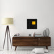 "Yellow Square" Framed Canvas Giclee by Luc Vangindertael, 23x23"