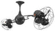 Italo Ventania Rotational Ceiling Fan, Black Nickel