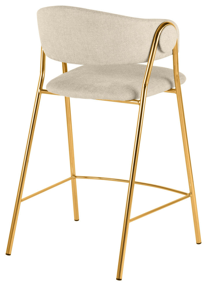 Lara Cream Counter Stool, Set of 2