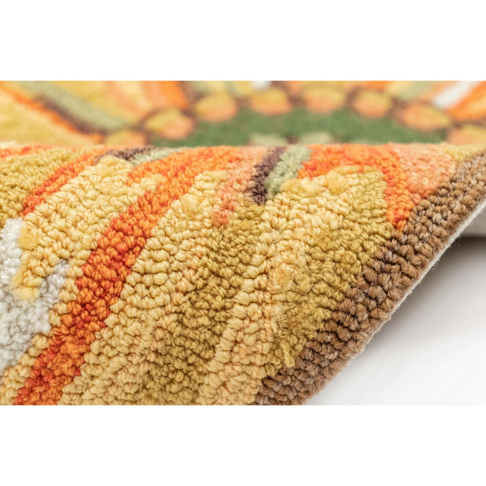 Frontporch Sunflower Mat, Yellow, 2'6x4'
