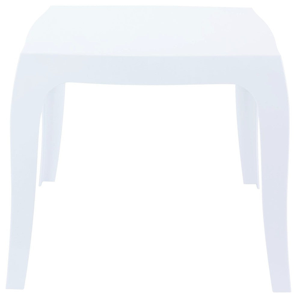 Compamia Queen Side Table, White
