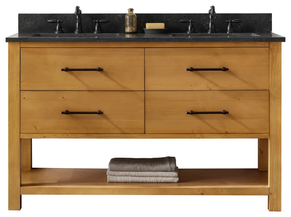 Windwood 54" Bathroom Vanity, Natural