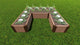 Classic Sienna Walk-In U-Shape Ft. Bragg 8'x8'x16.5" Raised Garden Bed