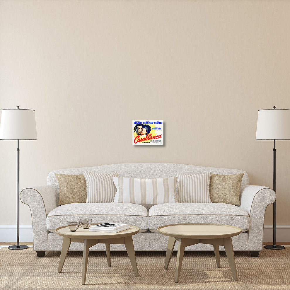 "Casablanca" Stretched Canvas Giclee by Hollywood Photo Archive, 16"x13"