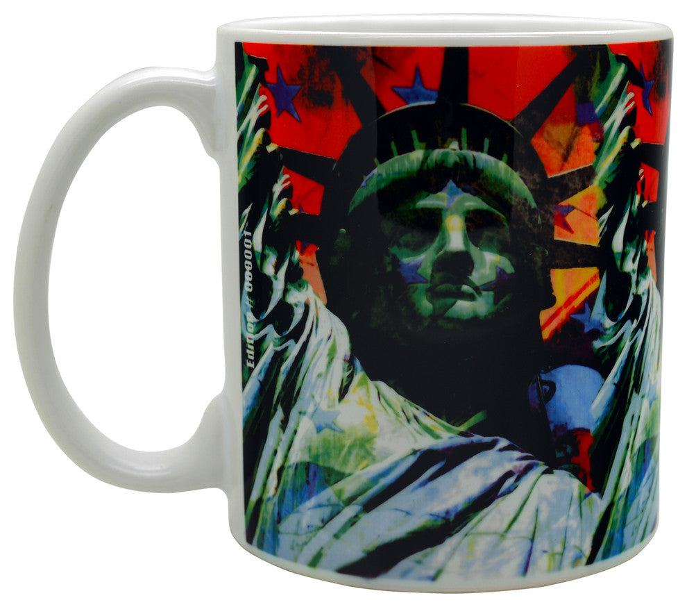 Statue Of Liberty "Lady Liberty" Mug Art by Mark Lewis