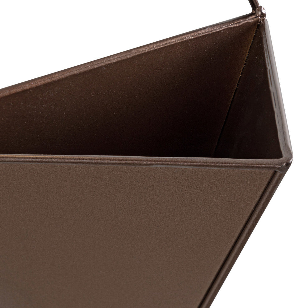 Tulla Geometric Hanging Wall Planter, Bronze 3 Piece