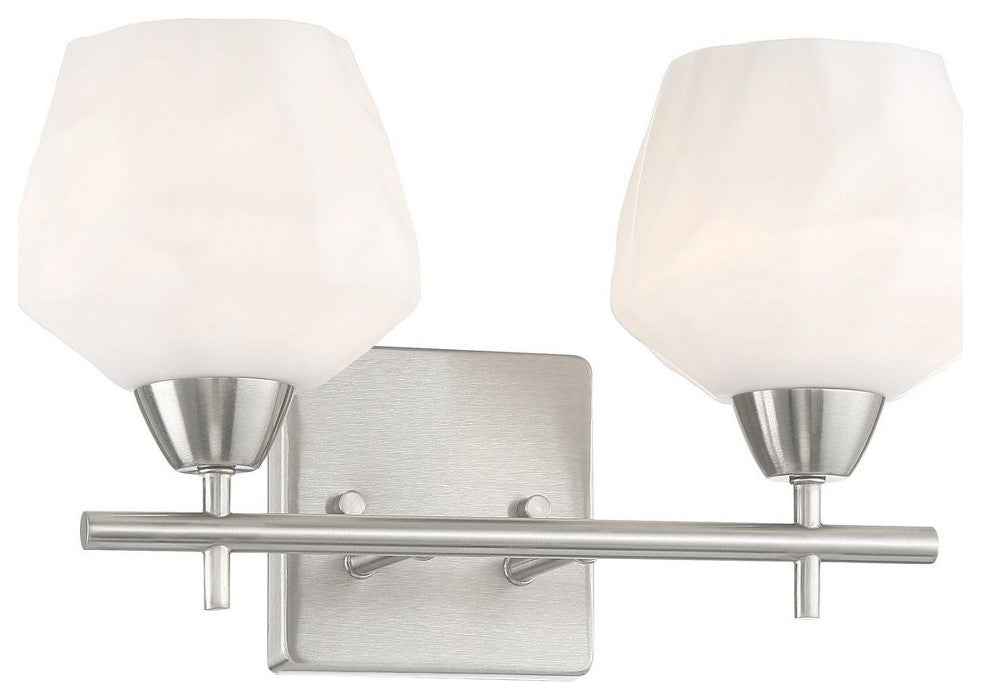 Minka Lavery Camrin 2 Light Bath Vanity Brushed Nickel