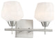 Minka Lavery Camrin 2 Light Bath Vanity Brushed Nickel