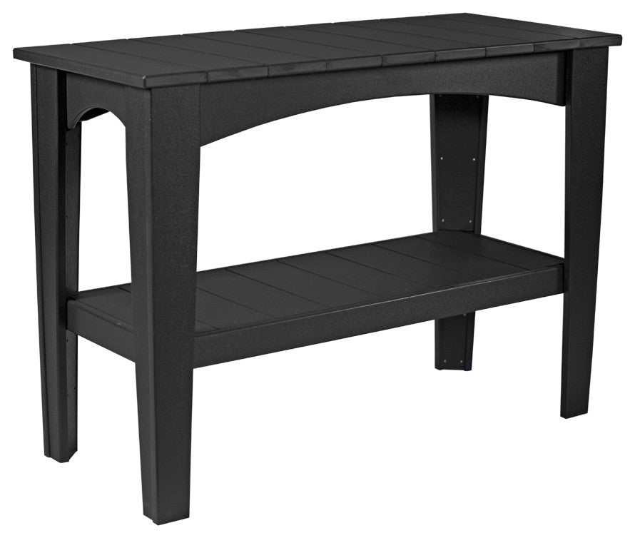 Poly Island Buffet Table, Black