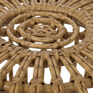 Whitetail Wicker Side Table