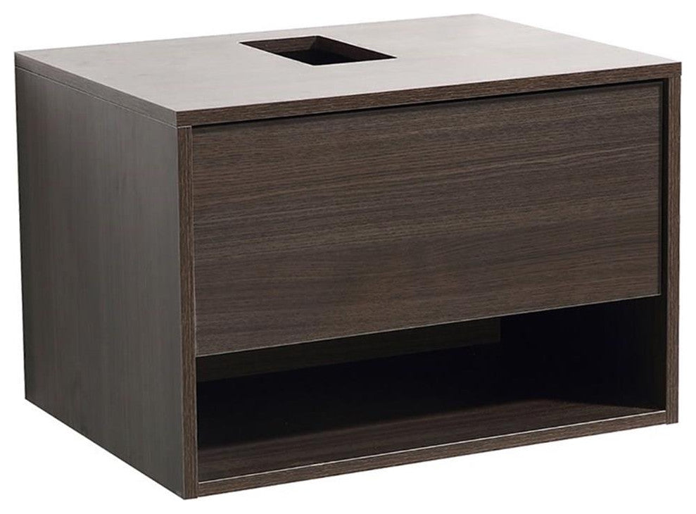Fresca Potenza Gray Oak Modern Bathroom Cabinet