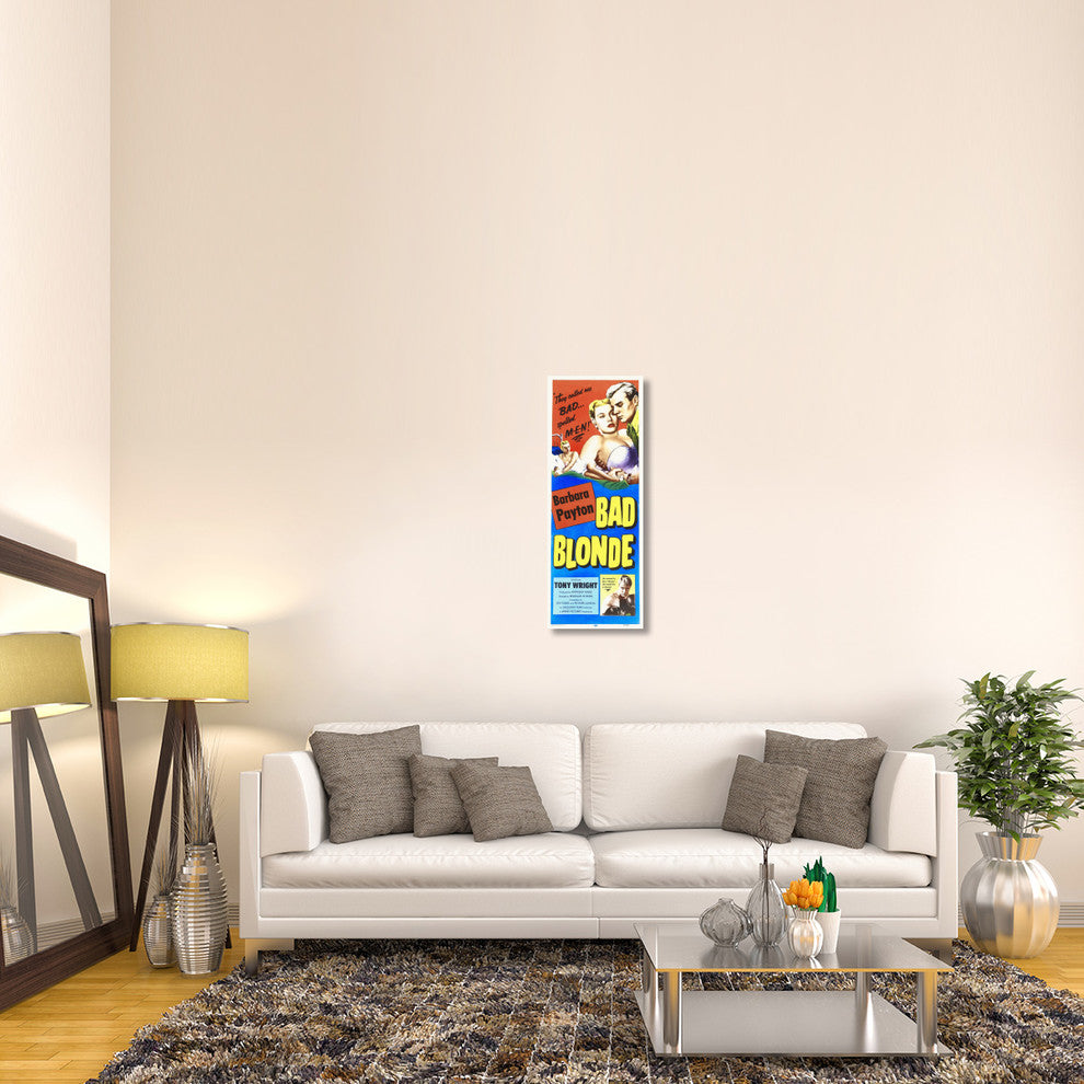 "Bad Blonde" Stretched Canvas Giclee by Hollywood Photo Archive, 15x40"