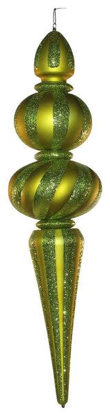 48" Oversized Lime Green Shatterproof Plastic Finial