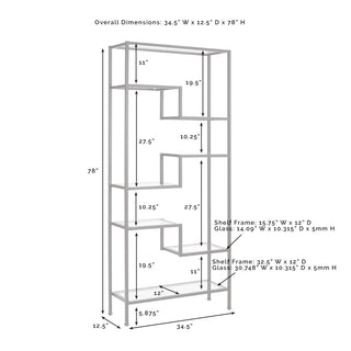 Sloane Etagere, Gold