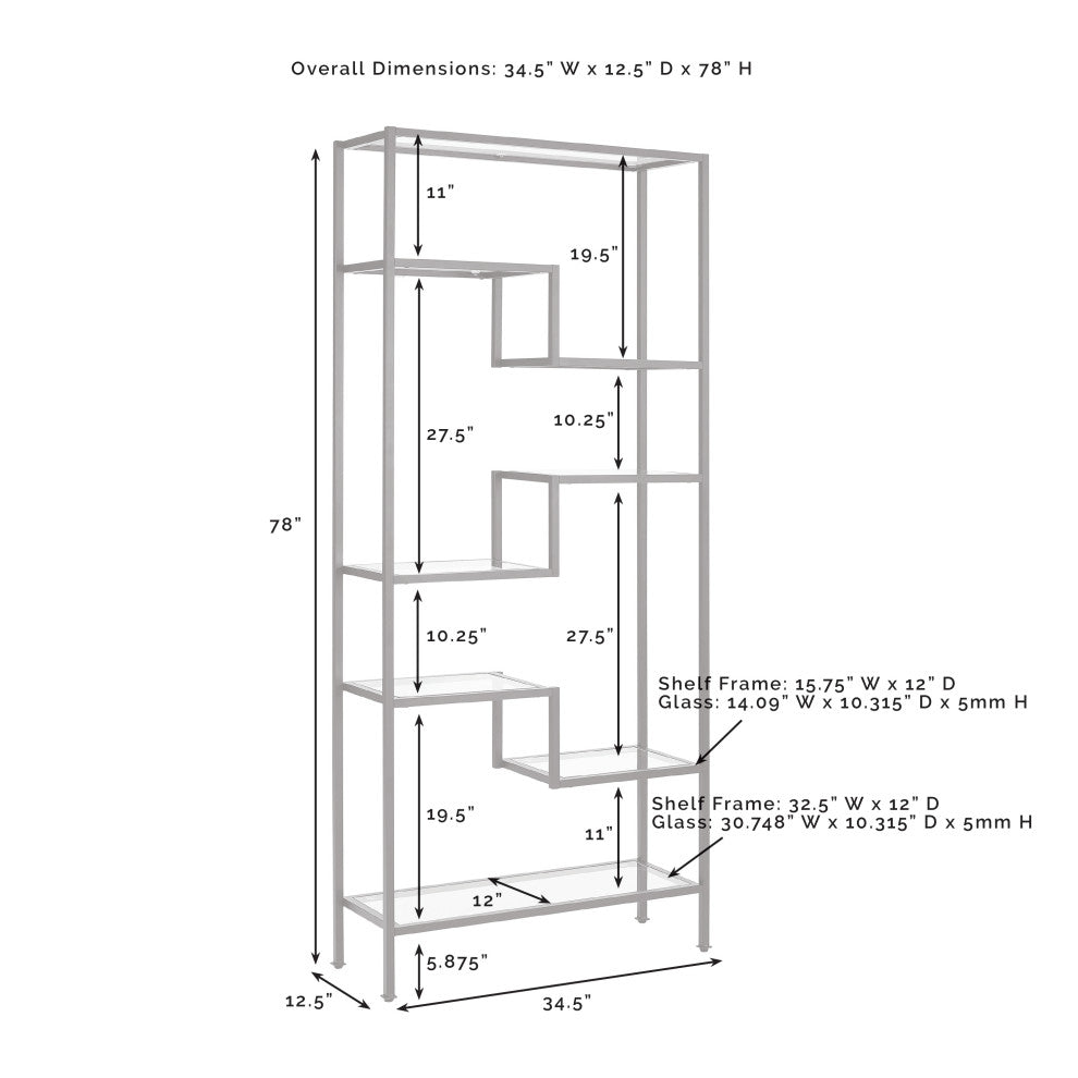 Sloane Etagere, Gold