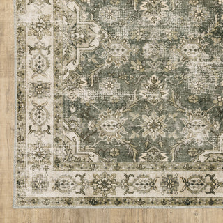 Malibu Mal04 Green/Beige 2' x 3' Rug