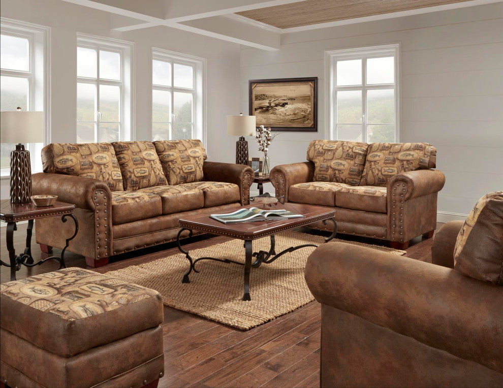 American Furniture Classics Model 8500-80K River Bend 4-Piece Set