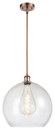 Innovations 516-1S-AC-G124-14-LED 1-Light Pendant, Antique Copper
