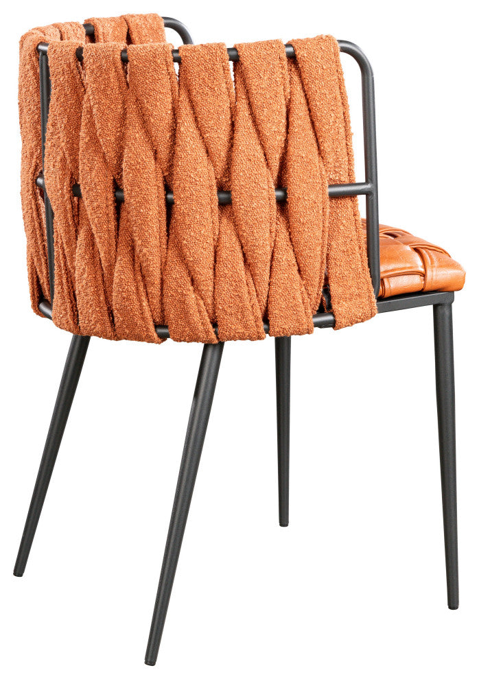 Milano Dining Chair, Orange