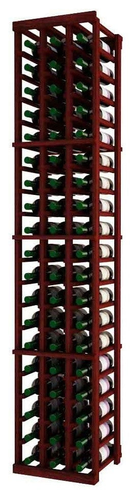 Vercua Wine Rack, Pine and Mahogany