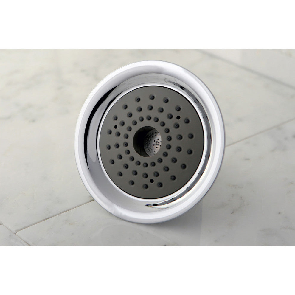 Showerscape 2 Function 6" 1.75GPM ABS Shower Head w/ABS Bal-Jnt, Polished Chrome