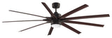 Fanimation Odyn 84" Fan With LED Light, Dark Bronze