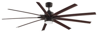 Fanimation Odyn 84" Fan With LED Light, Dark Bronze