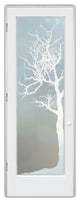 Interior Prehung Door or Interior Slab Door - Winter Tree - Primed - 30" x...