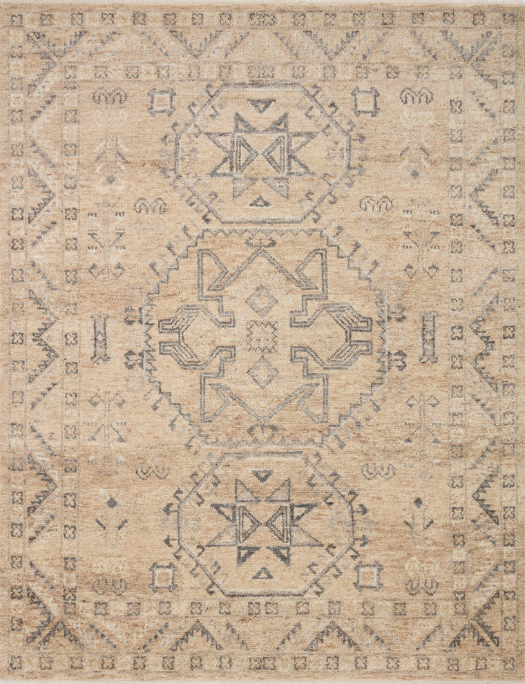 Loloi Marco Sand / Granite 18" x 18" Sample Rug