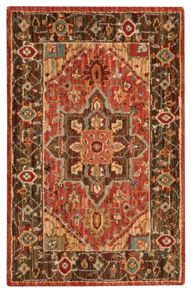 NOURISON LIVING TREASURES RUST AREA RUG