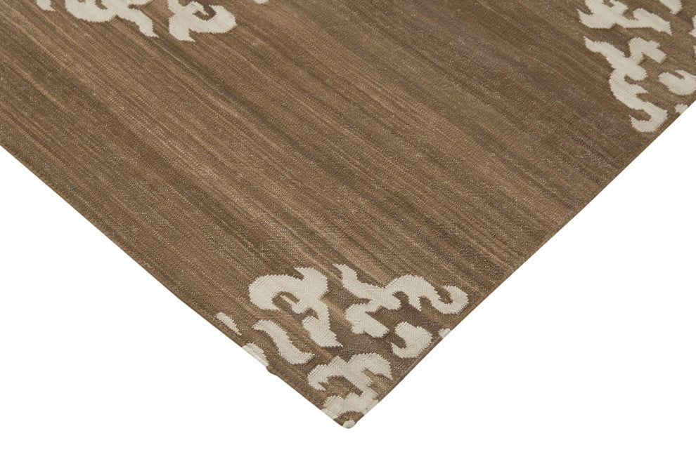 Rug N Carpet - Handmade Wool 3' 7'' x 5' 5'' Flatweave Dhurrie Kilim Rug