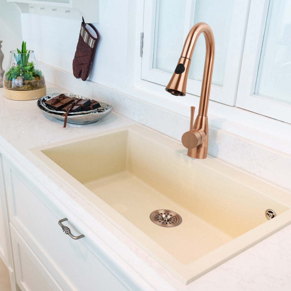 Copper Kitchen Sink Garbage Disposal Flange Stopper, Copper