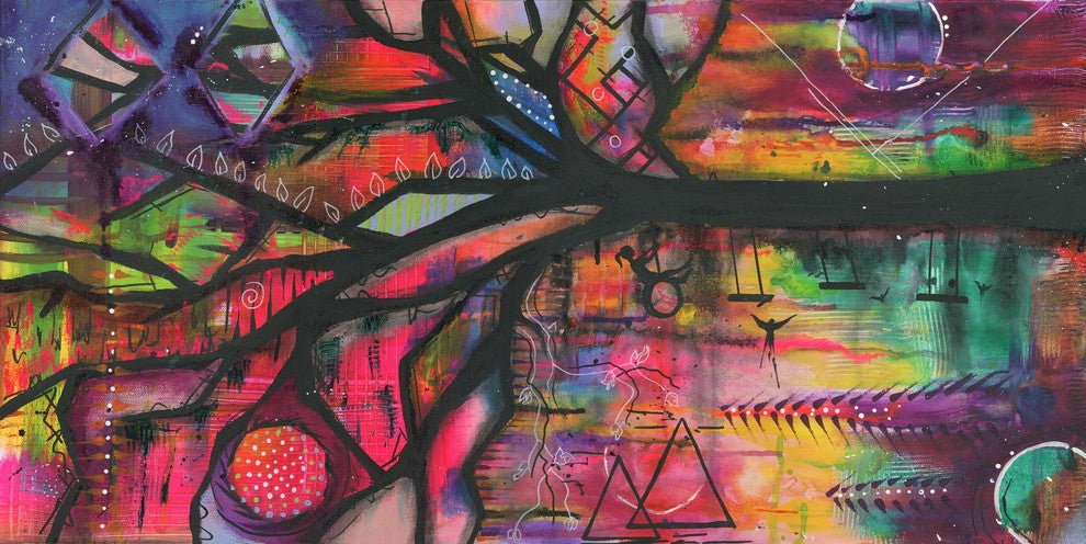 Marmont Hill, "In the Trees" by Sloane Kady Print on Wrapped Canvas, 36x18