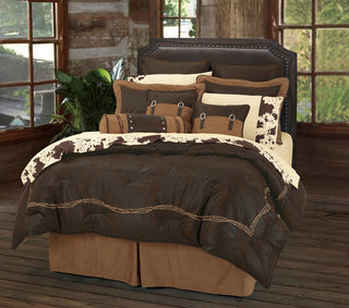 Embroidered Barbwire Comforter, Twin